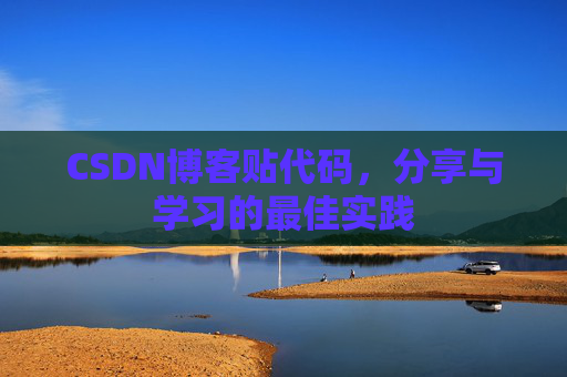 CSDN博客贴代码，分享与学习的最佳实践